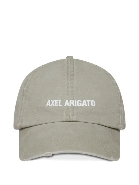 Axel Arigato logo-embroidered distressed cap