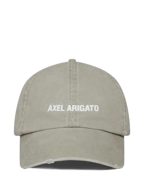 Axel Arigato logo-embroidered distressed cap