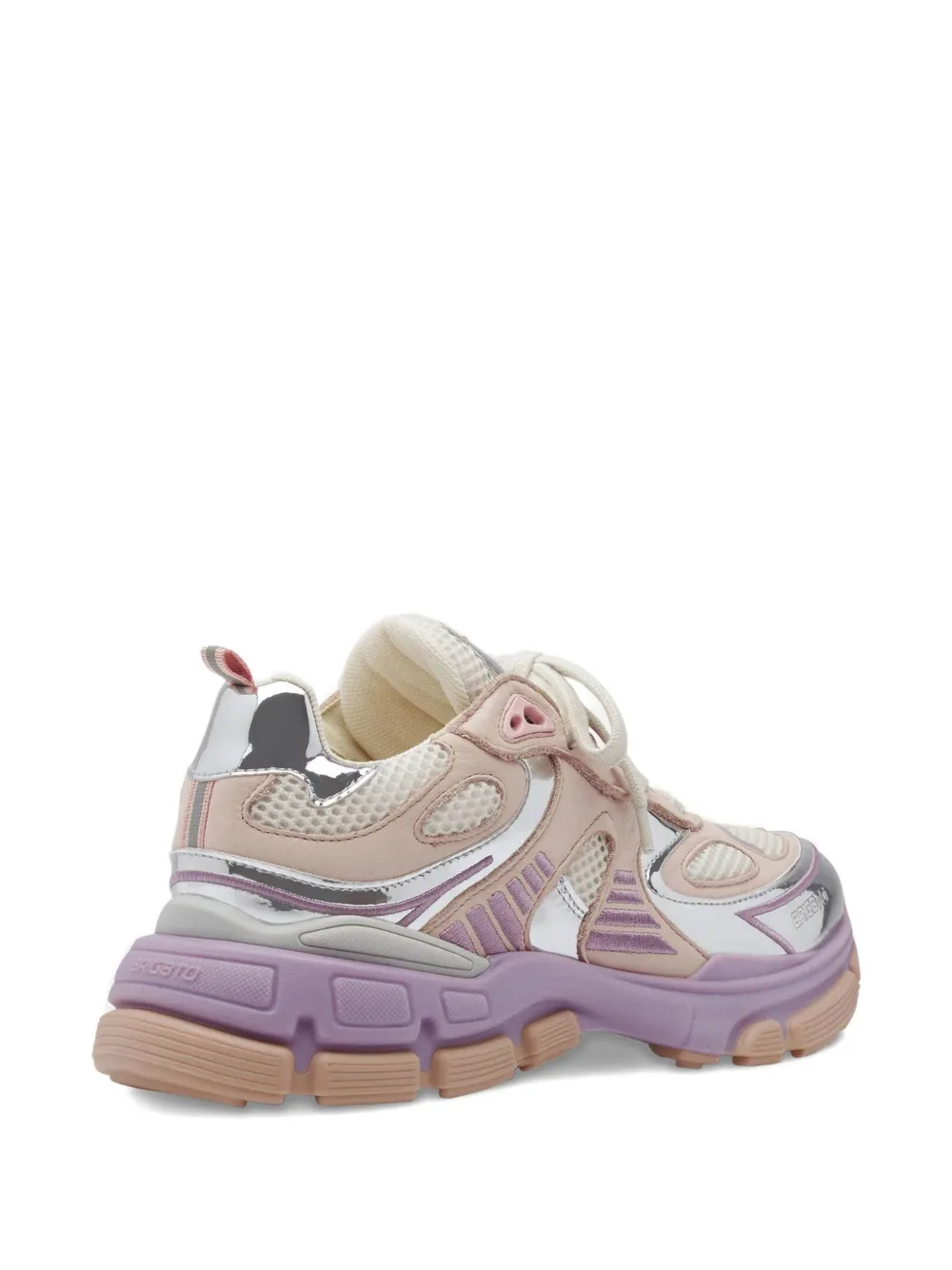 Axel Arigato metallic panelled mesh trainers LIGHT PINK SILVER