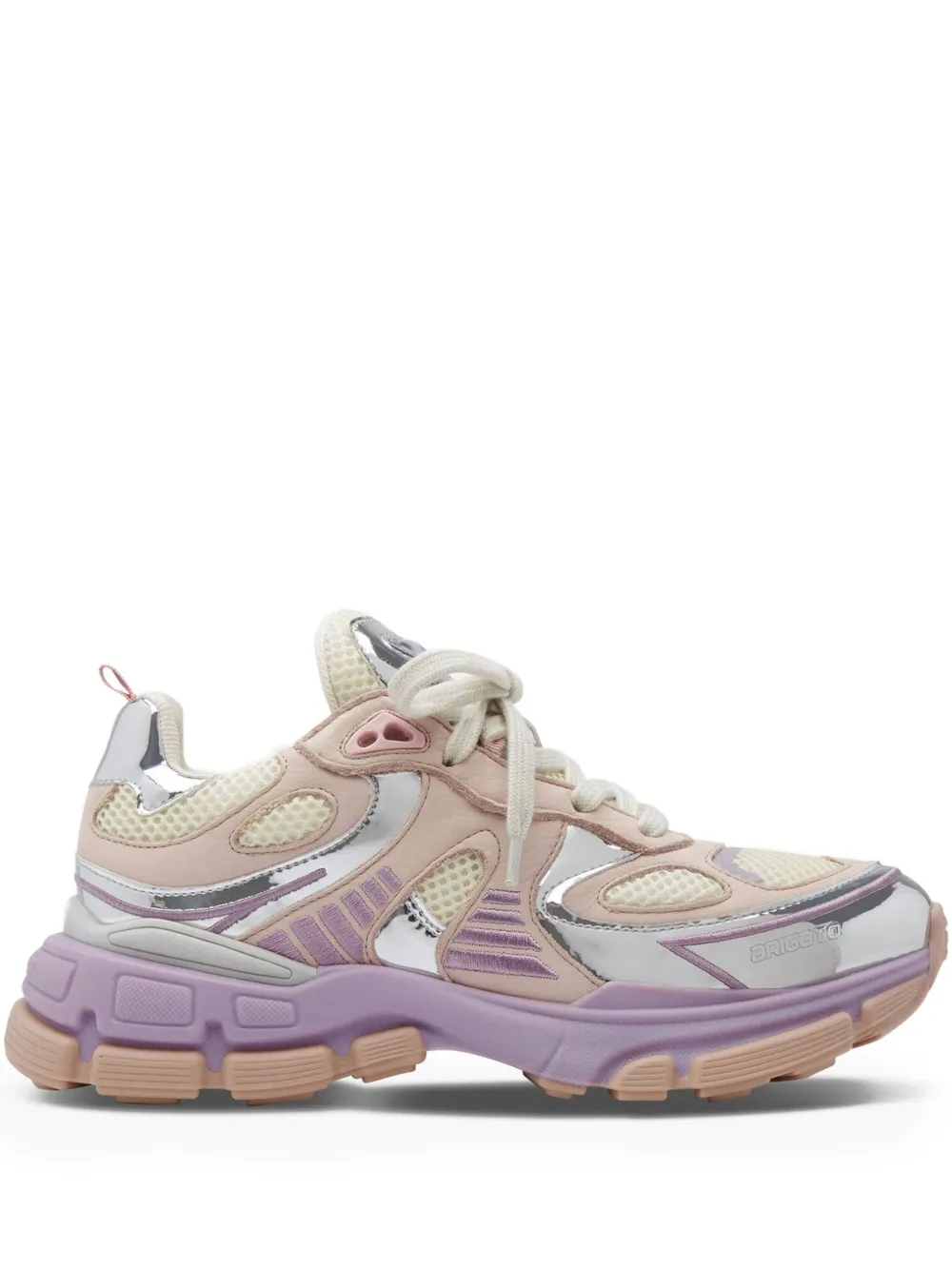 Axel Arigato metallic panelled mesh trainers Pink