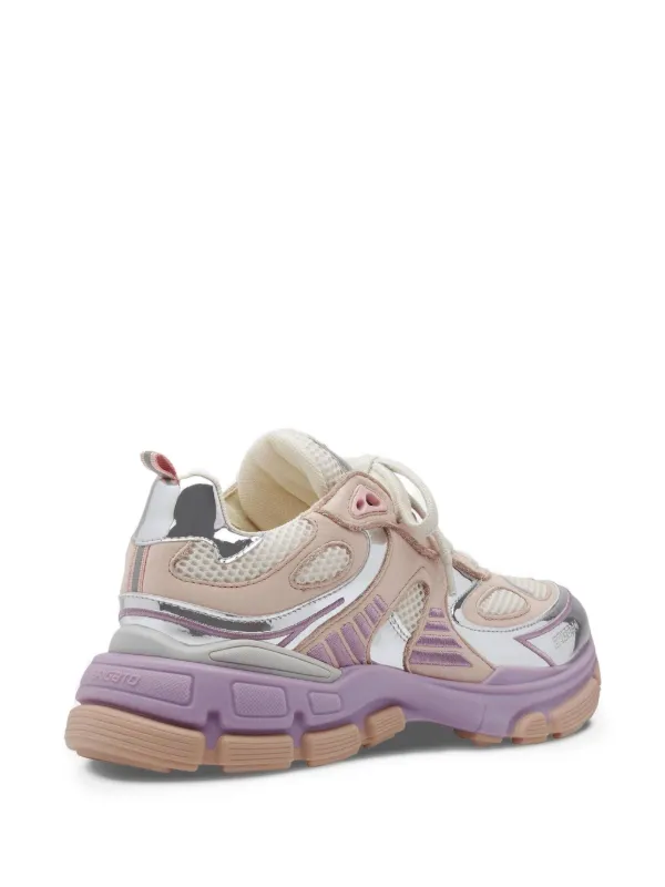 Axel Arigato Metallic Panelled Mesh Trainers Pink FARFETCH IN