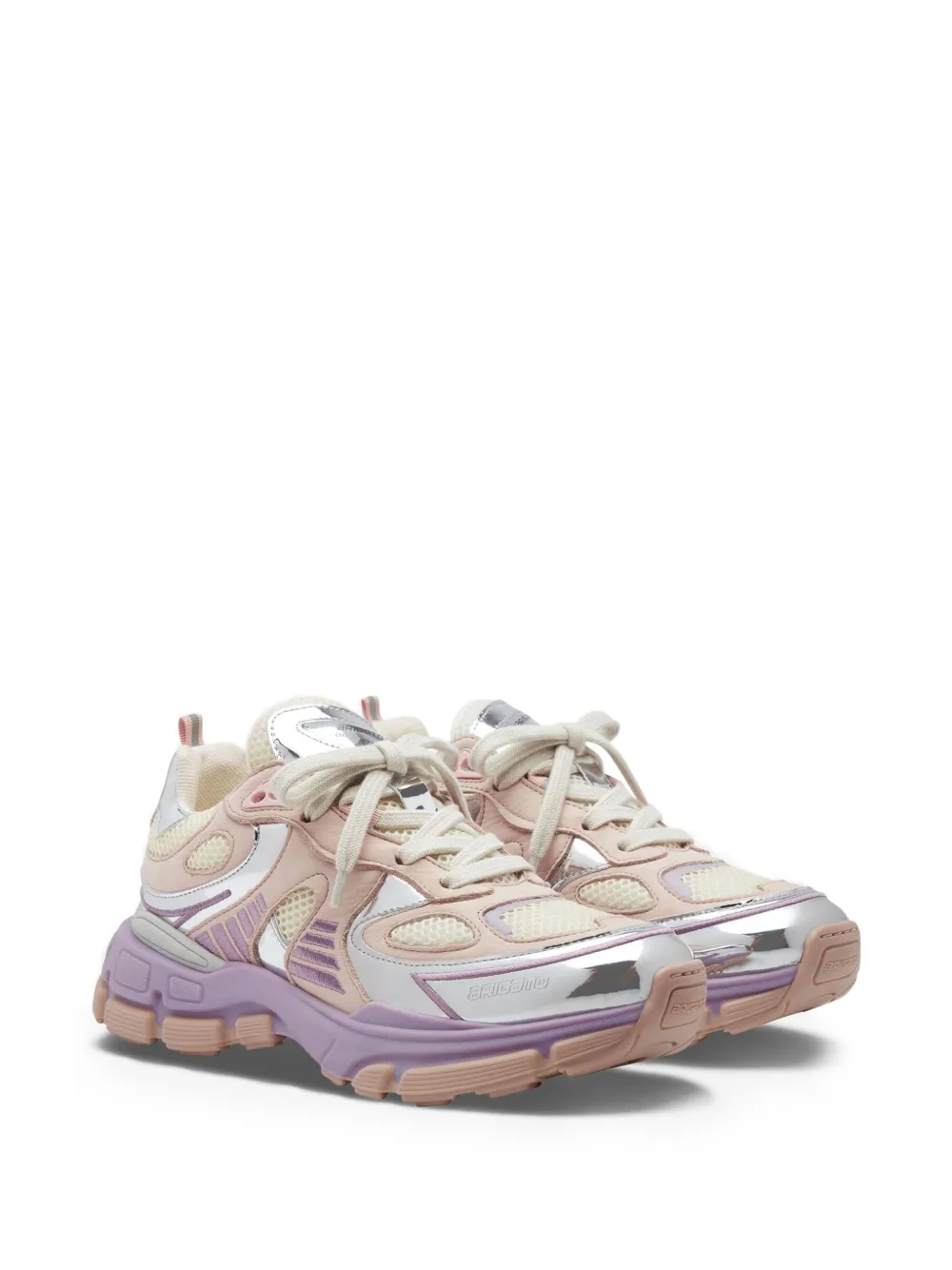 Axel Arigato Metallic sneakers met mesh vlakken - Roze