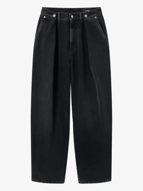 Axel Arigato pleated-pockets wide-leg jeans