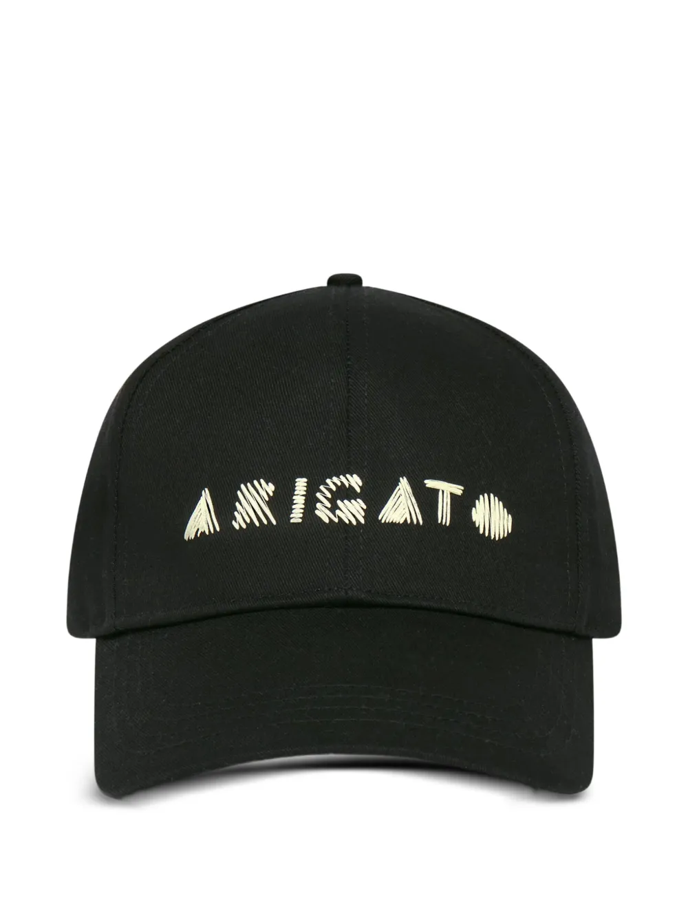 Axel Arigato The Thread honkbalpet met borduurwerk Zwart