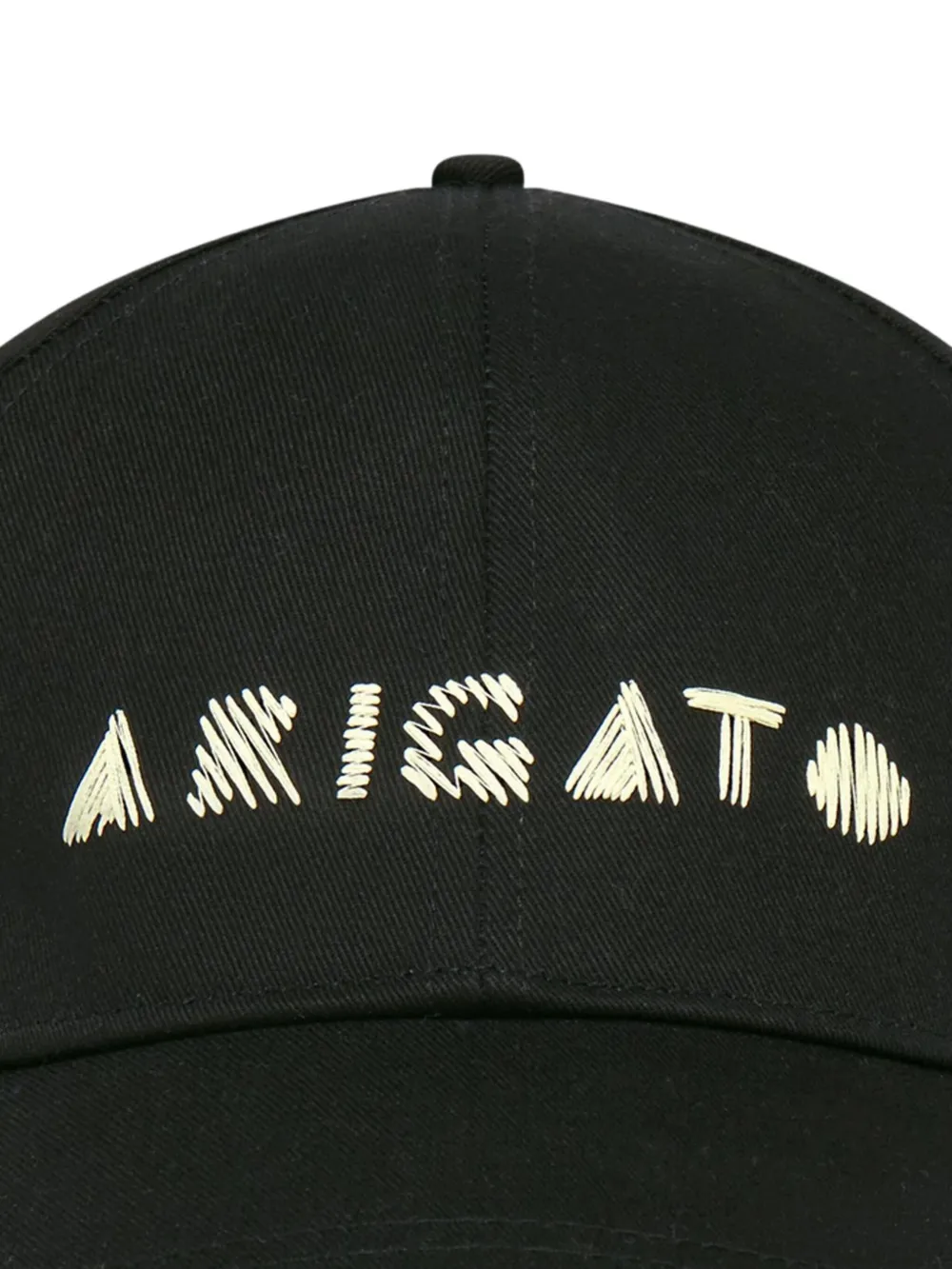 Axel Arigato The Thread honkbalpet met borduurwerk Zwart