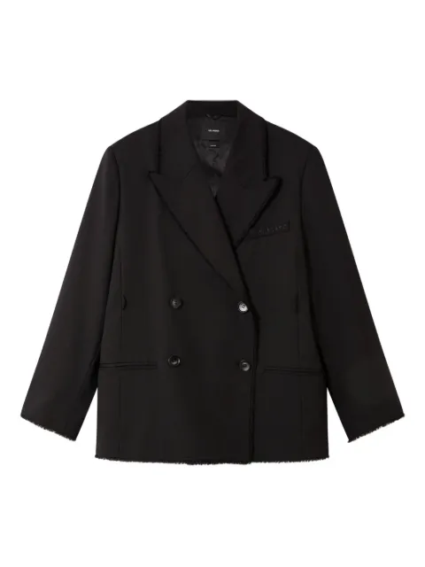 Axel Arigato frayed double-breasted blazer