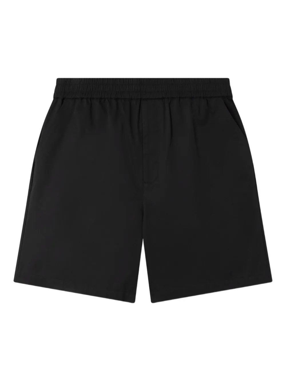 Axel Arigato Nova elastic-waist cotton shorts Zwart