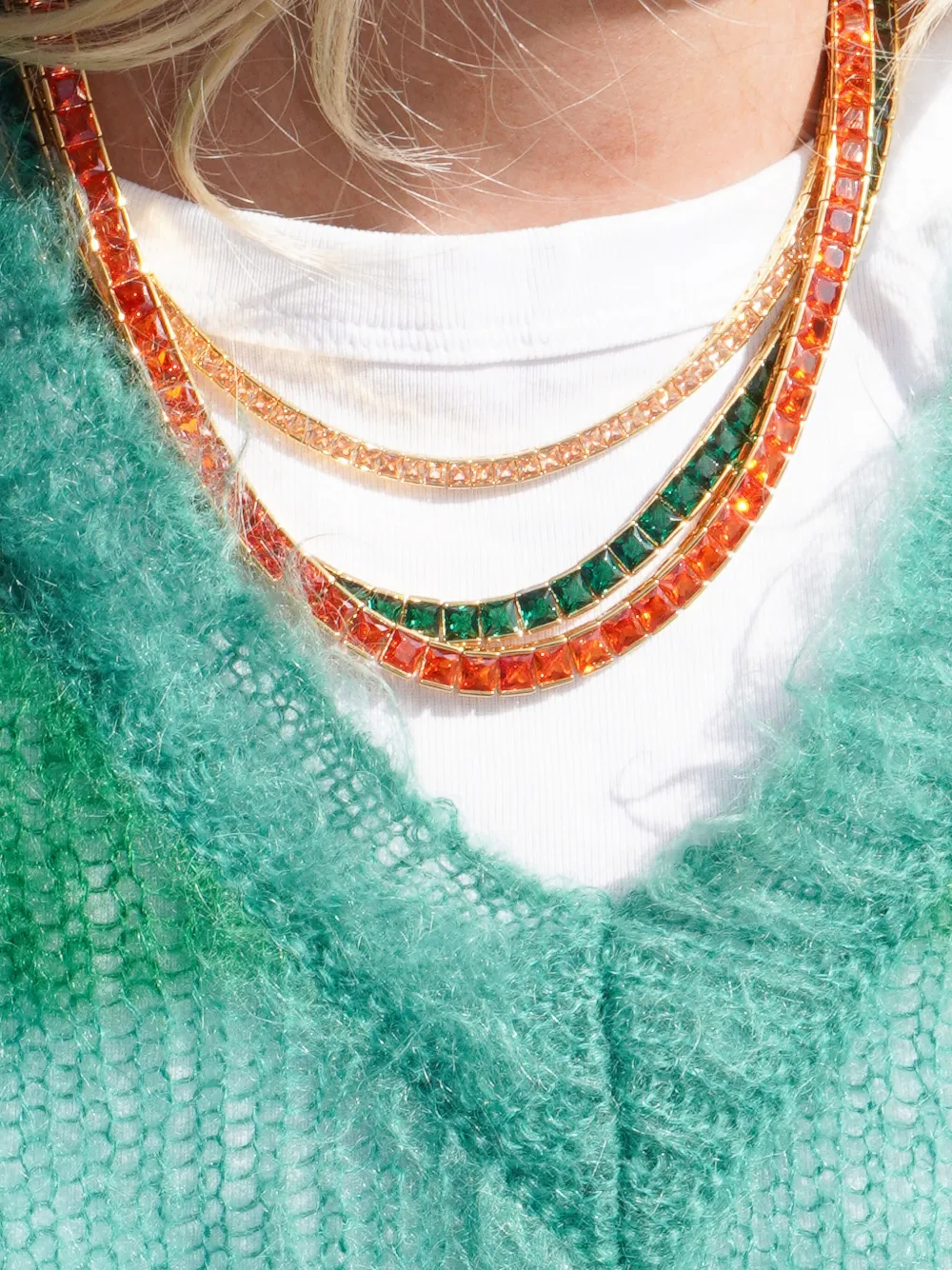Izabel Display Tennis embellished necklace | Image 2