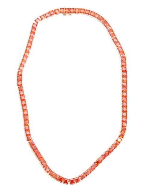 Izabel Display Tennis embellished necklace