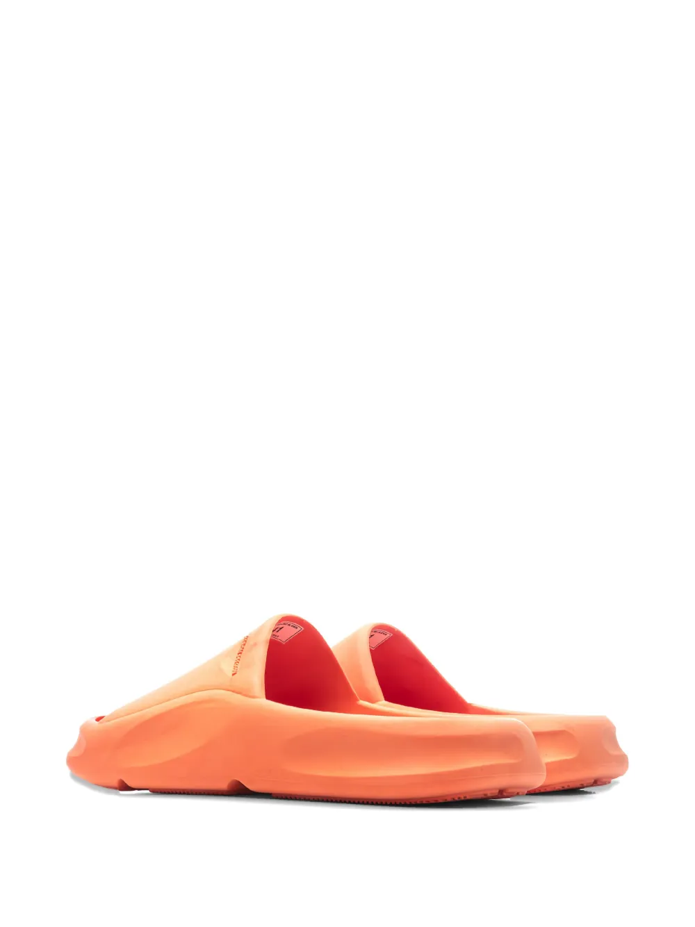 Heron Preston logo-embossed slides Orange