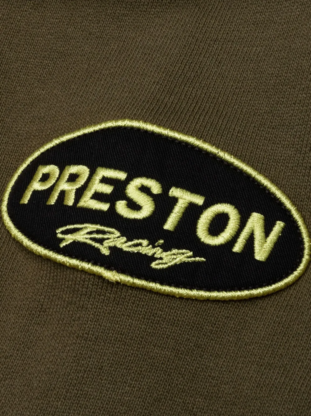 Heron Preston Racing hoodie met doodskoppatch Groen