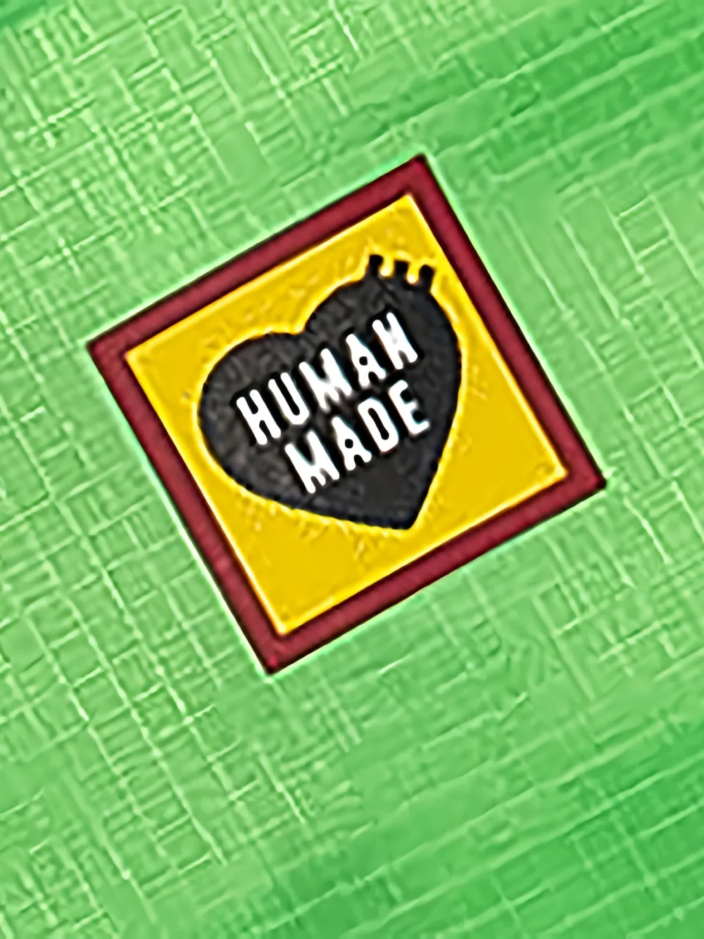 Human Made Logo-print Tote Bag In Green