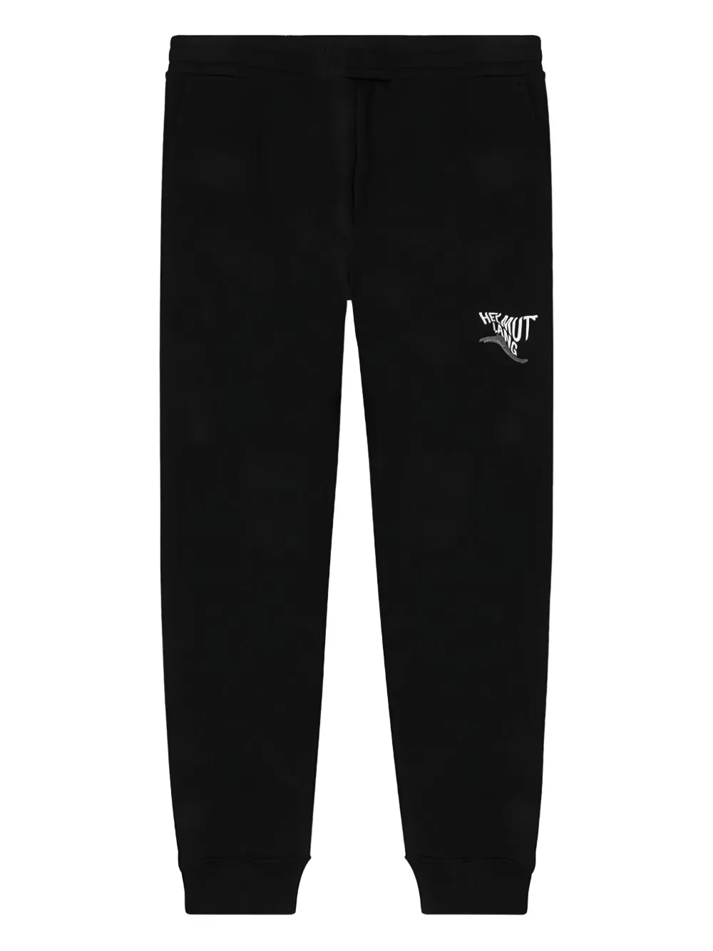 Helmut Lang logo-print joggers Zwart