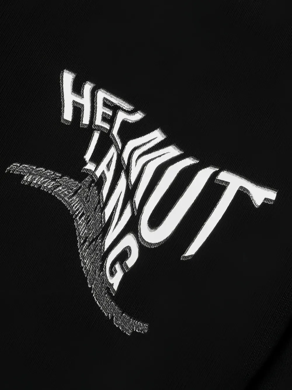 Helmut Lang Joggingbroek met logoprint Zwart
