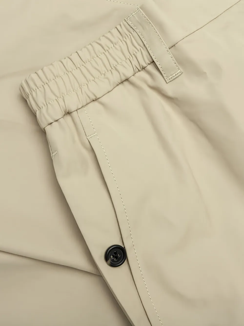 Helmut Lang Broek met elastische taille Beige