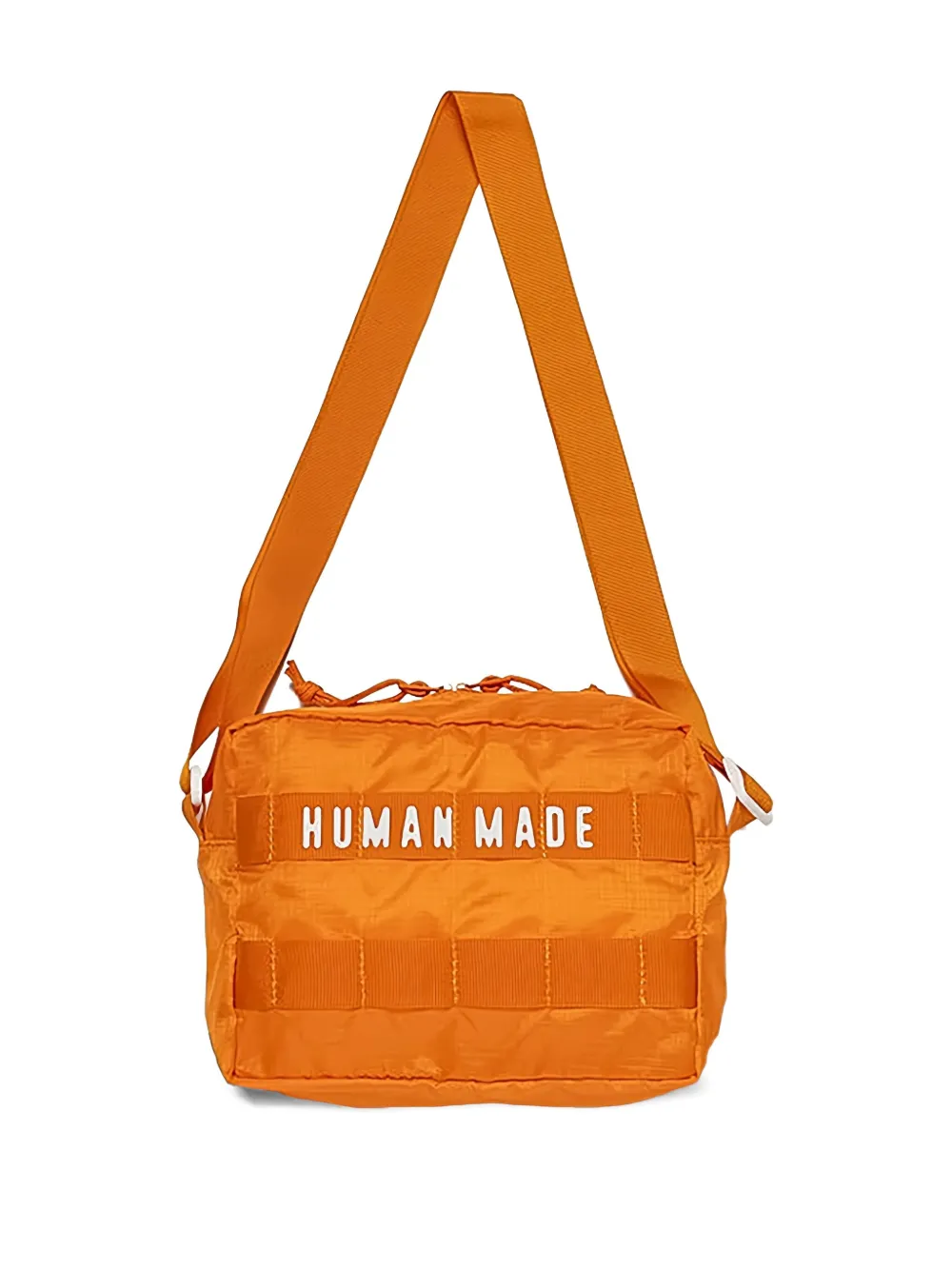 Human Made Logo-print Shoulder Bag In Orange