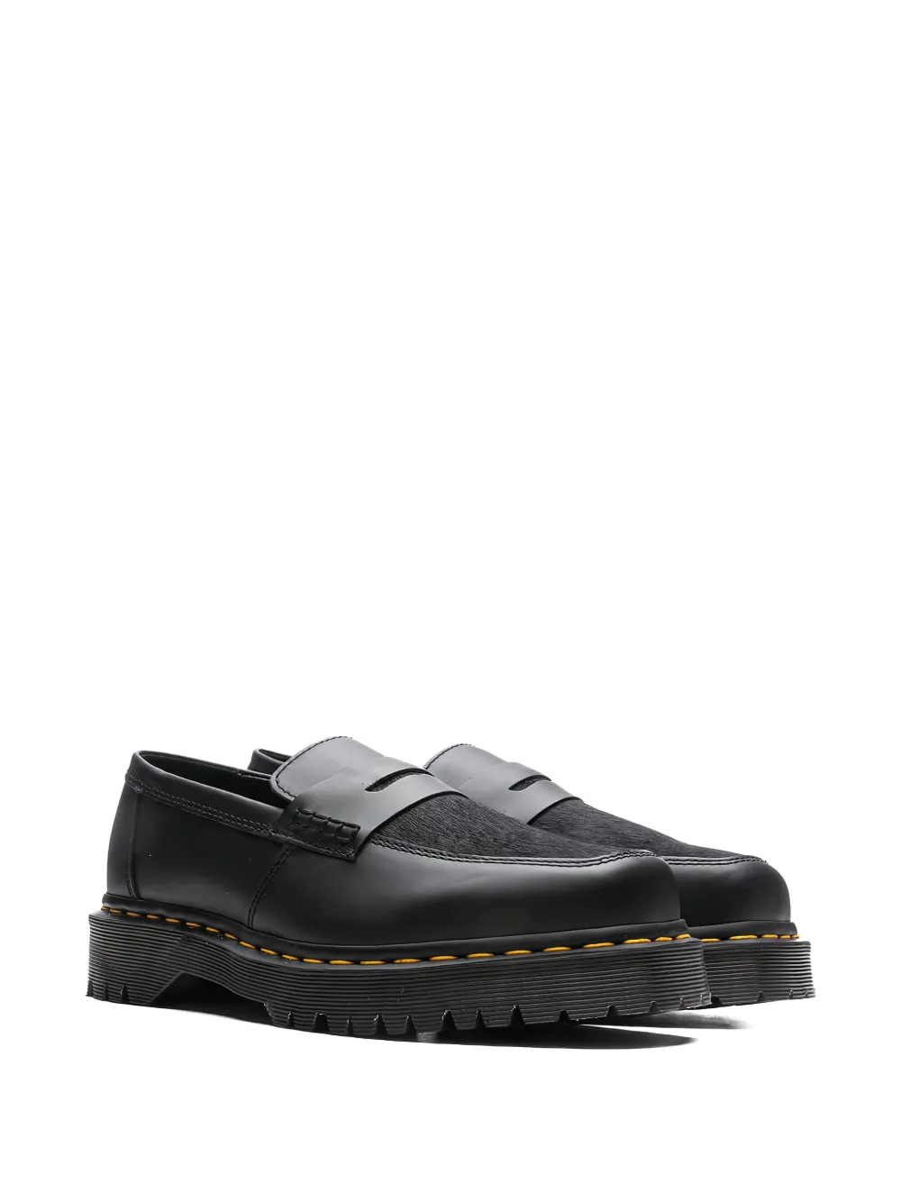 Dr. Martens platform penny loafers Black