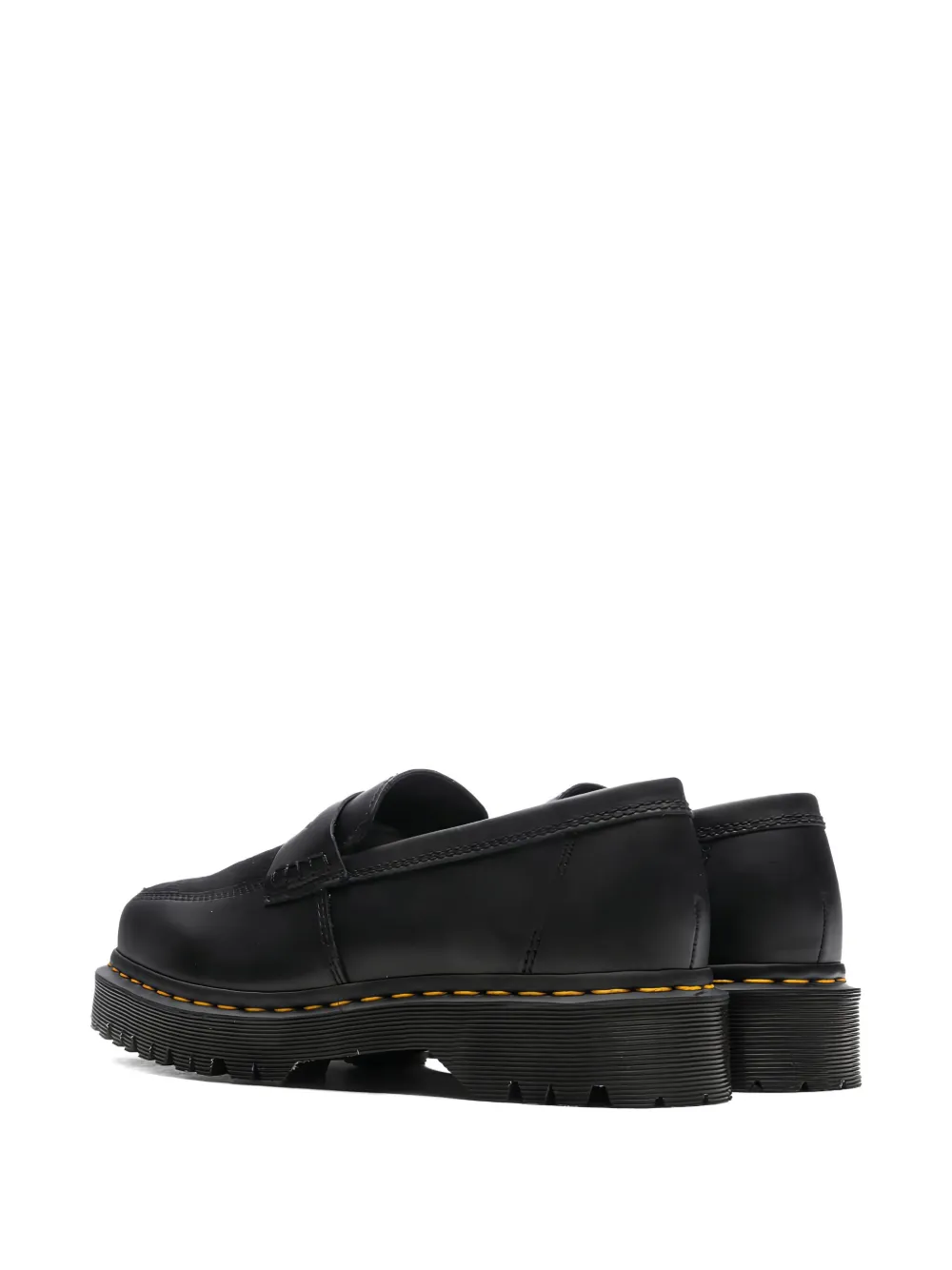 Dr. Martens platform penny loafers Black