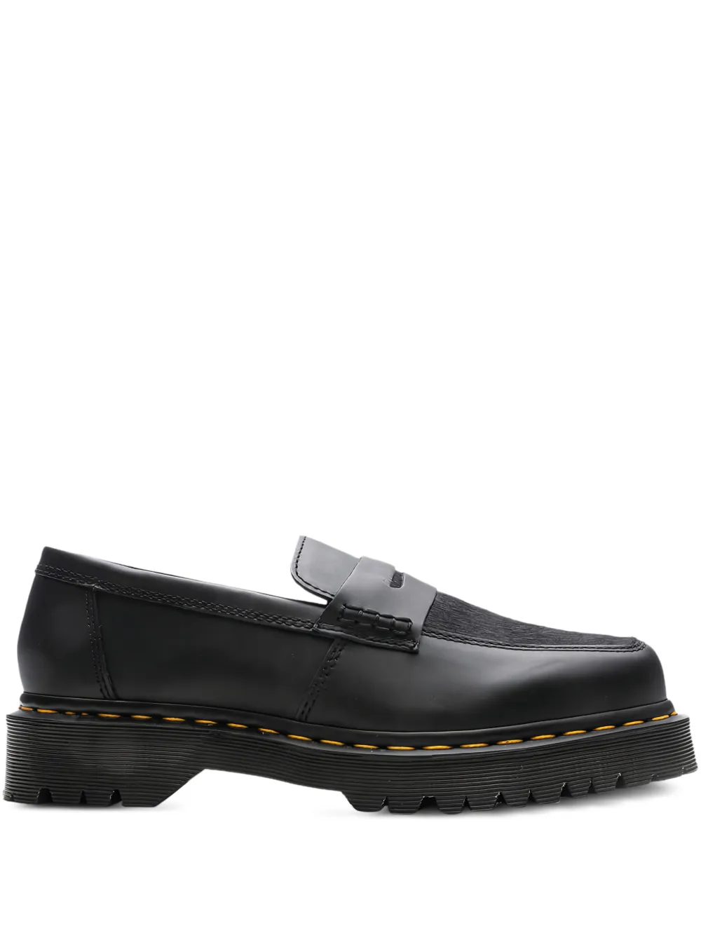 Dr. Martens platform penny loafers Black