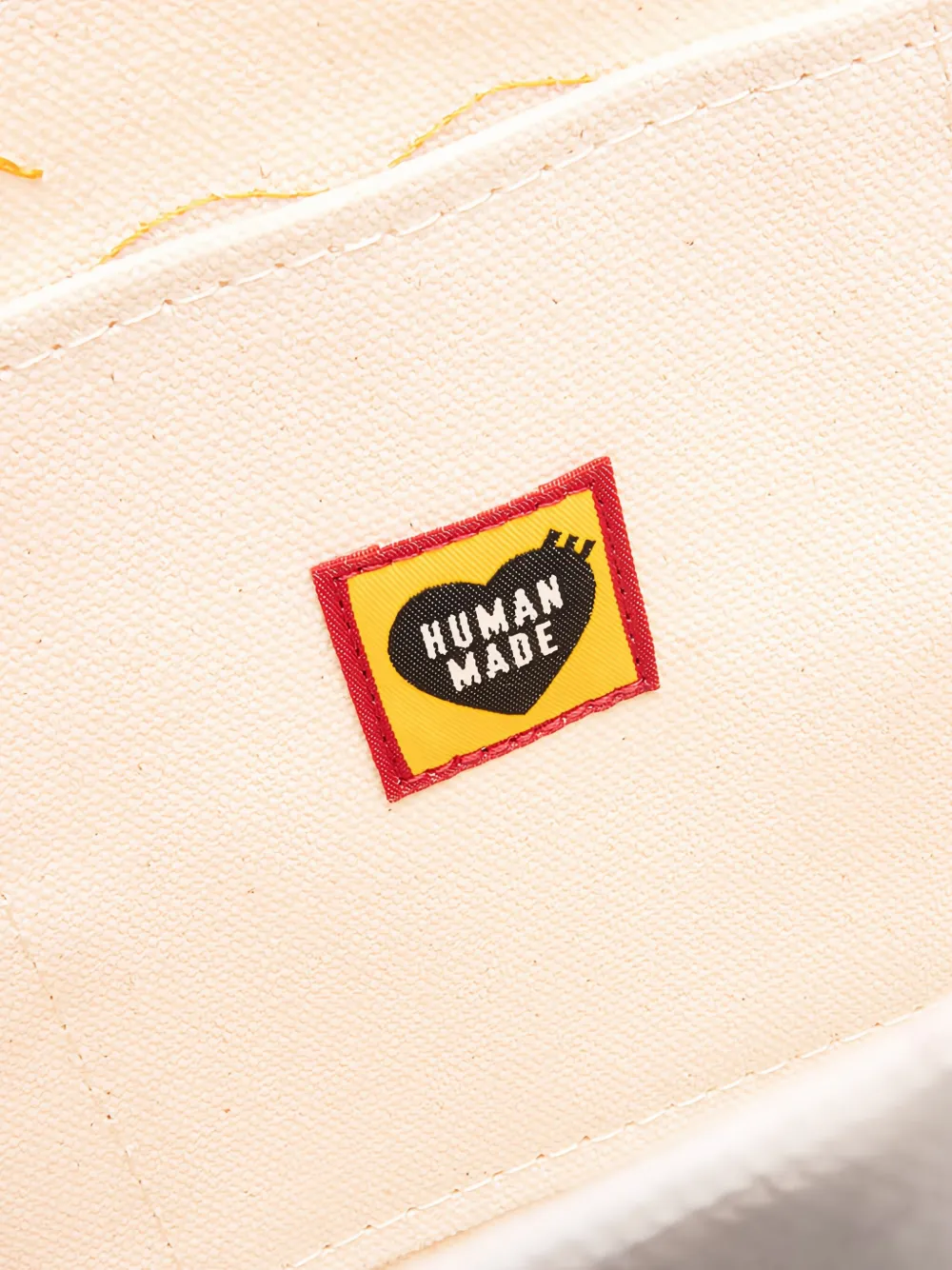 Human Made Heart-logo Tote Bag In White