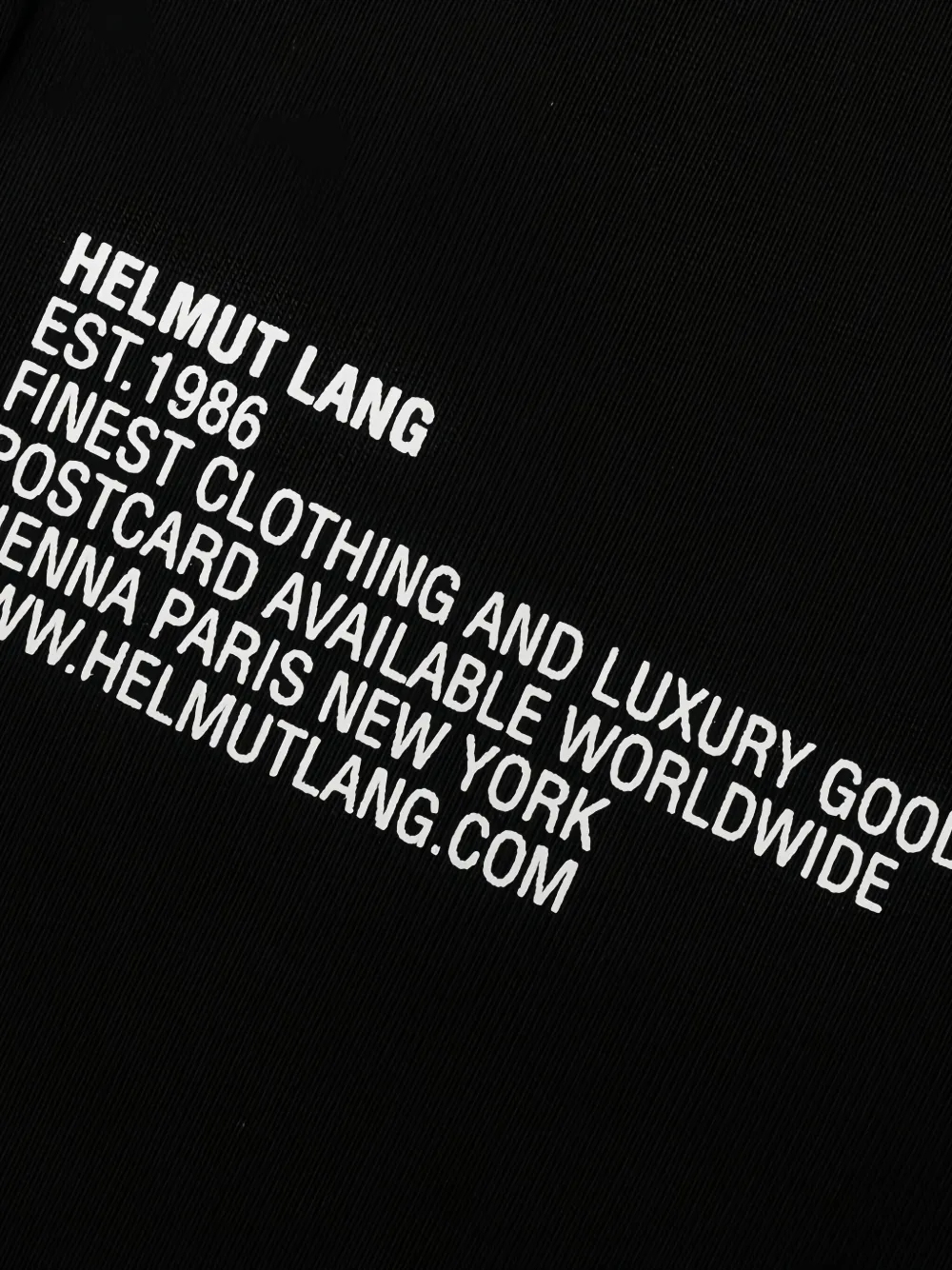 Helmut Lang Joggingbroek met logoprint Zwart