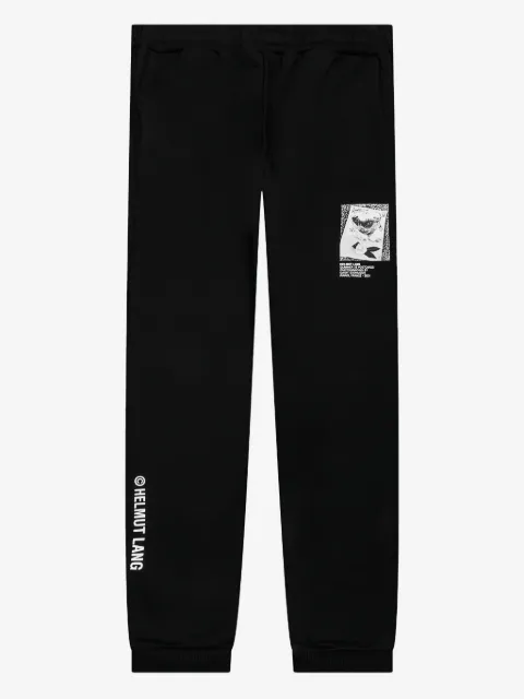 Helmut Lang joggingbukser med logotryk