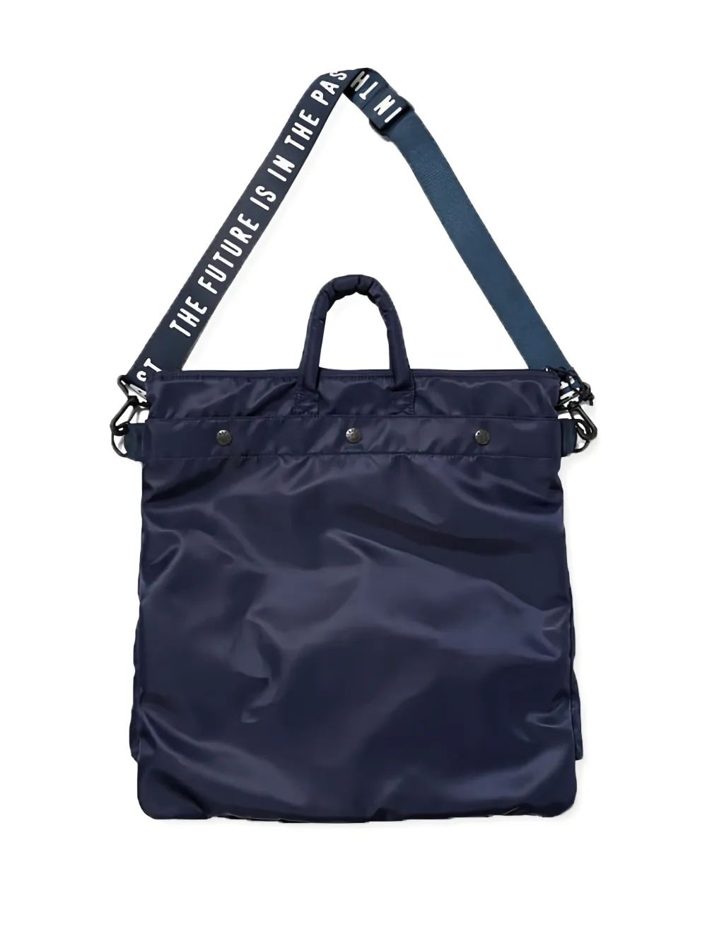 Human Made Shopper met tekst Blauw