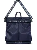 Human Made slogan-print tote bag - Blue