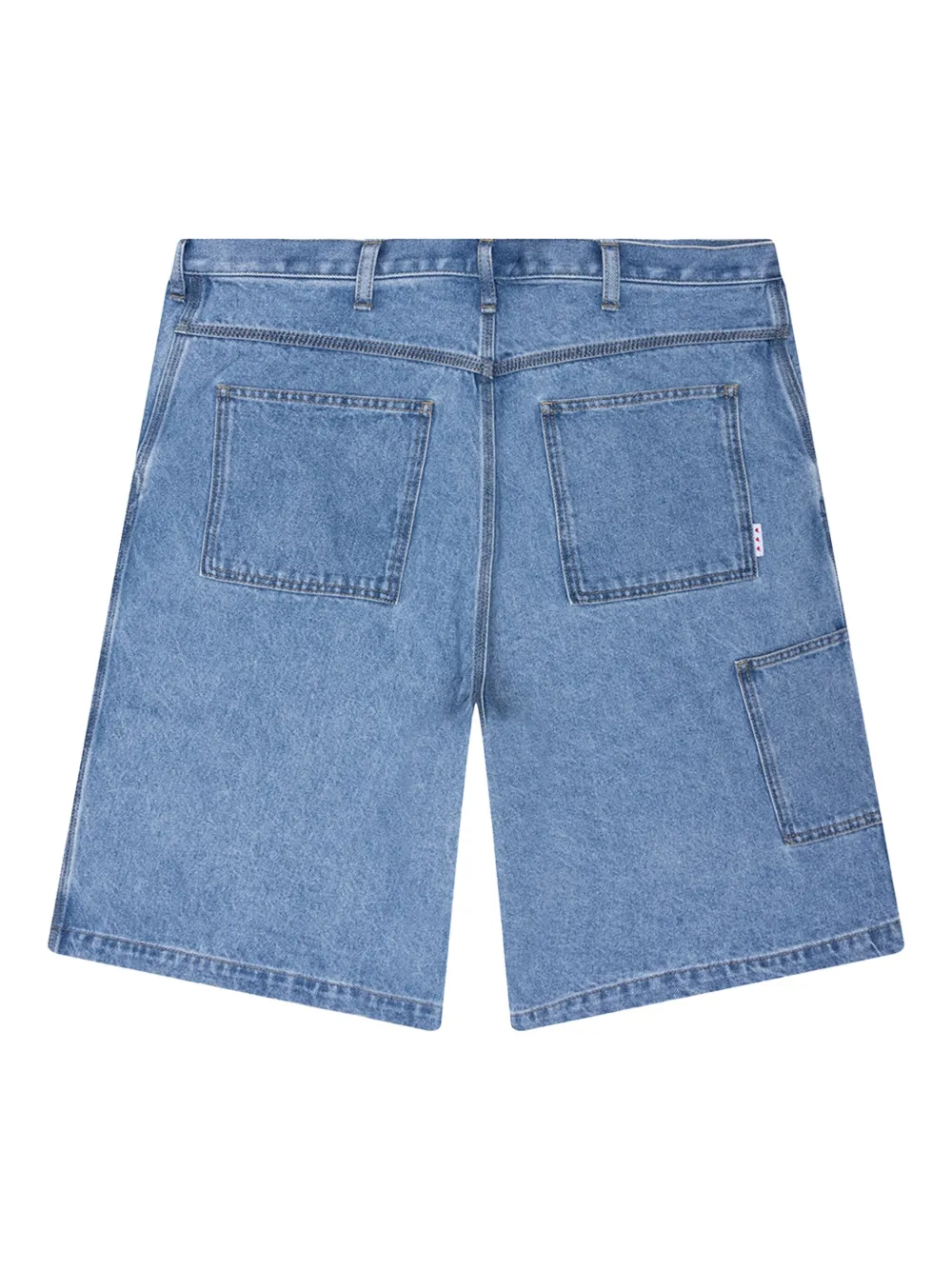 Human Made Denim shorts met hartlogo - Blauw