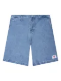 Human Made heart-logo denim shorts - Blue