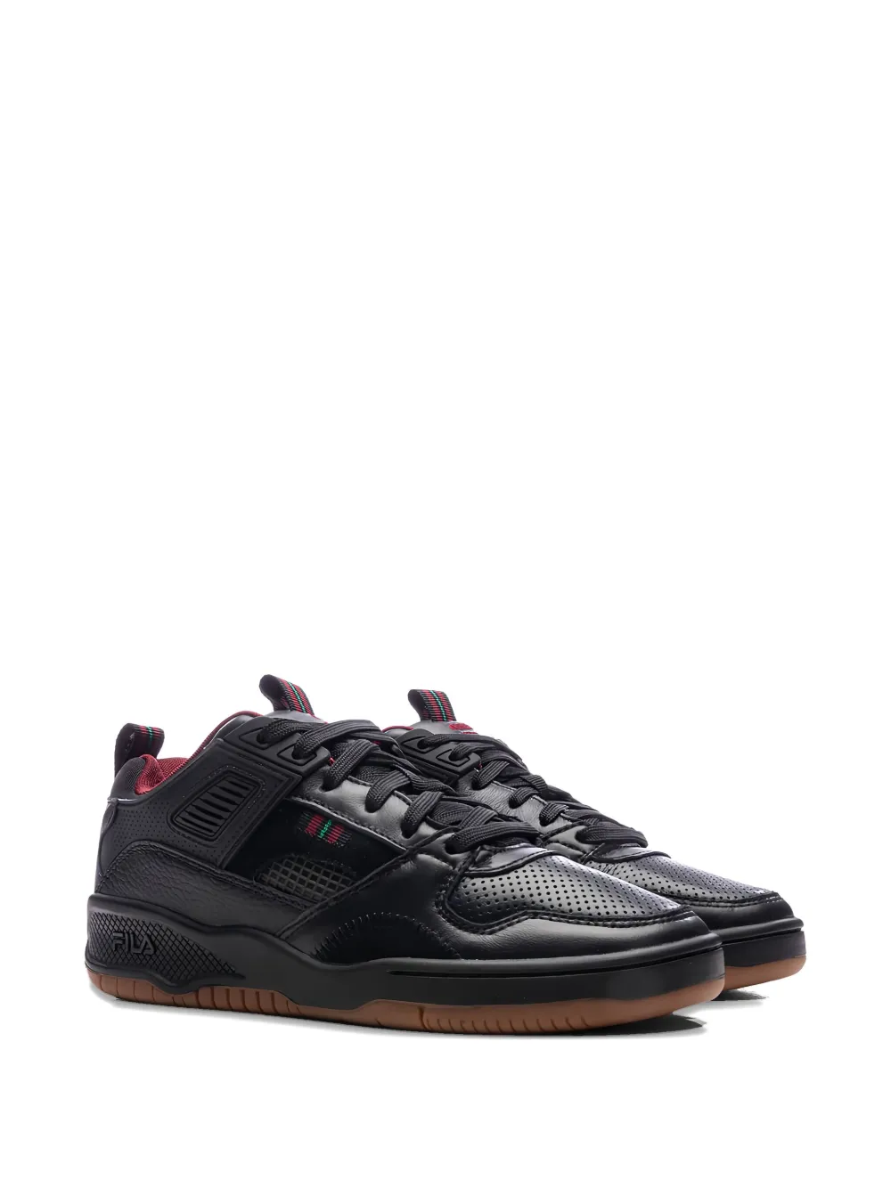 Fila Corda Lux perforated-panel sneakers Black