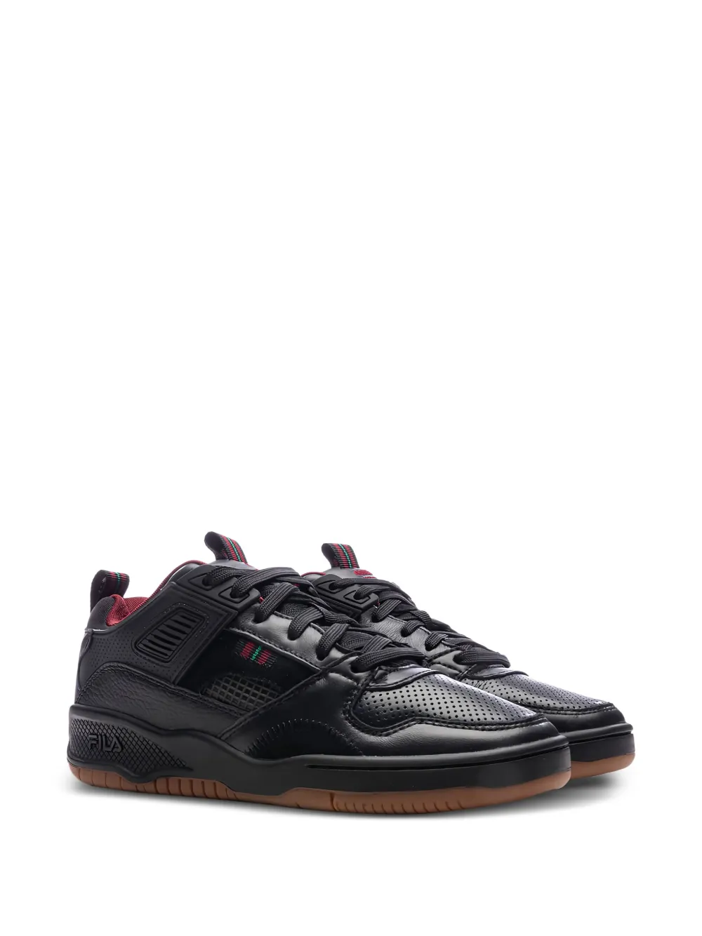 Fila Corda Lux sneakers met geperforeerd vlak - Zwart
