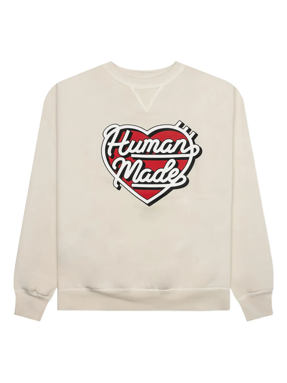 Human Made heart-logo sweatshirt | White | Image 1