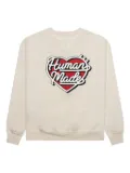 Human Made heart-logo sweatshirt - White