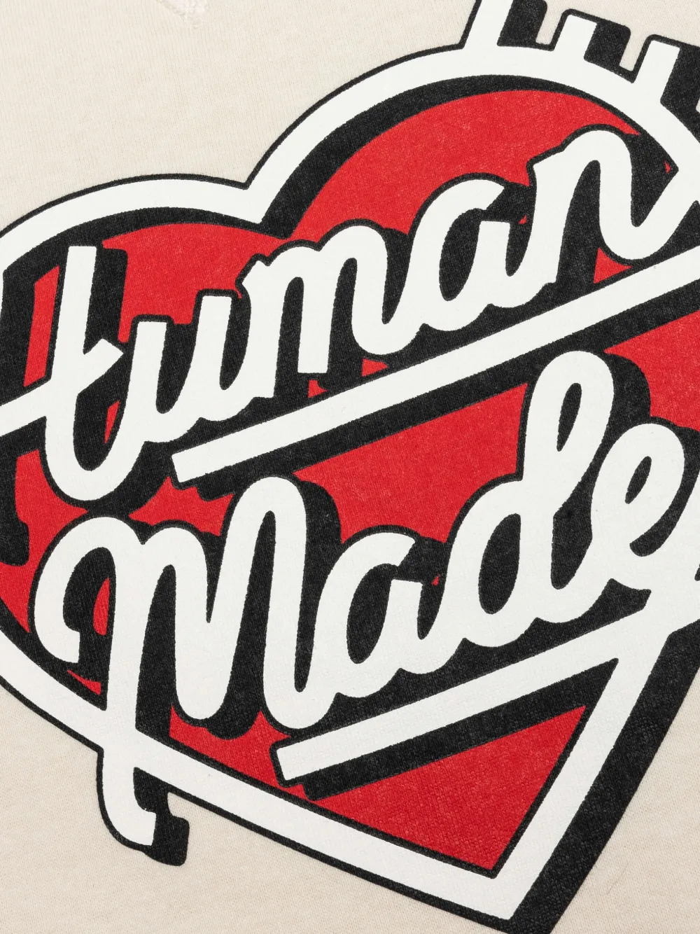 Human Made Sweater met logo Wit