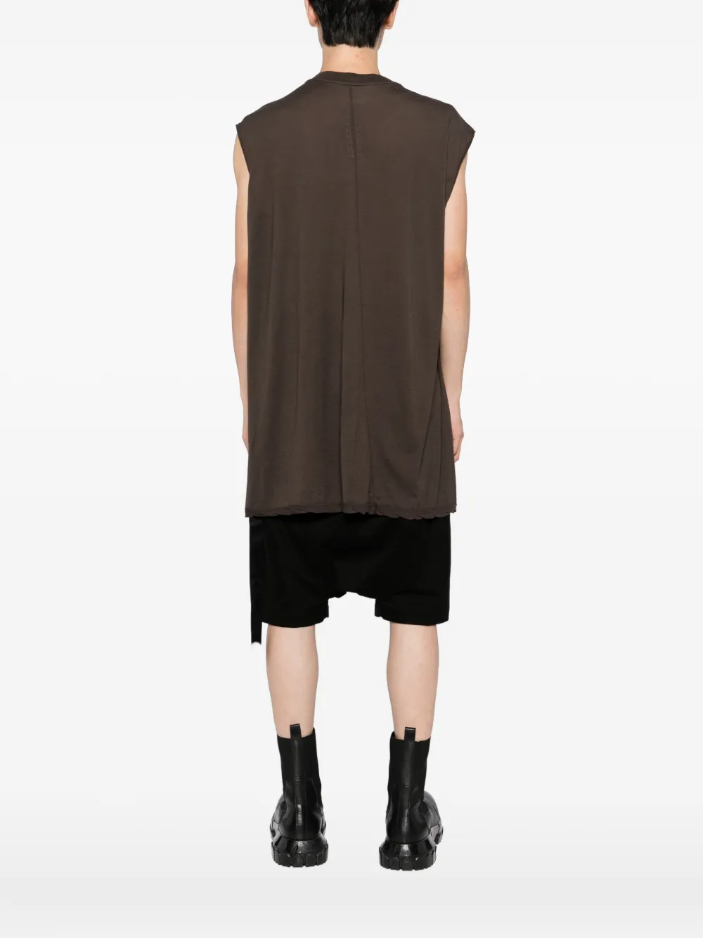 Rick Owens DRKSHDW Mouwloos T-shirt Bruin