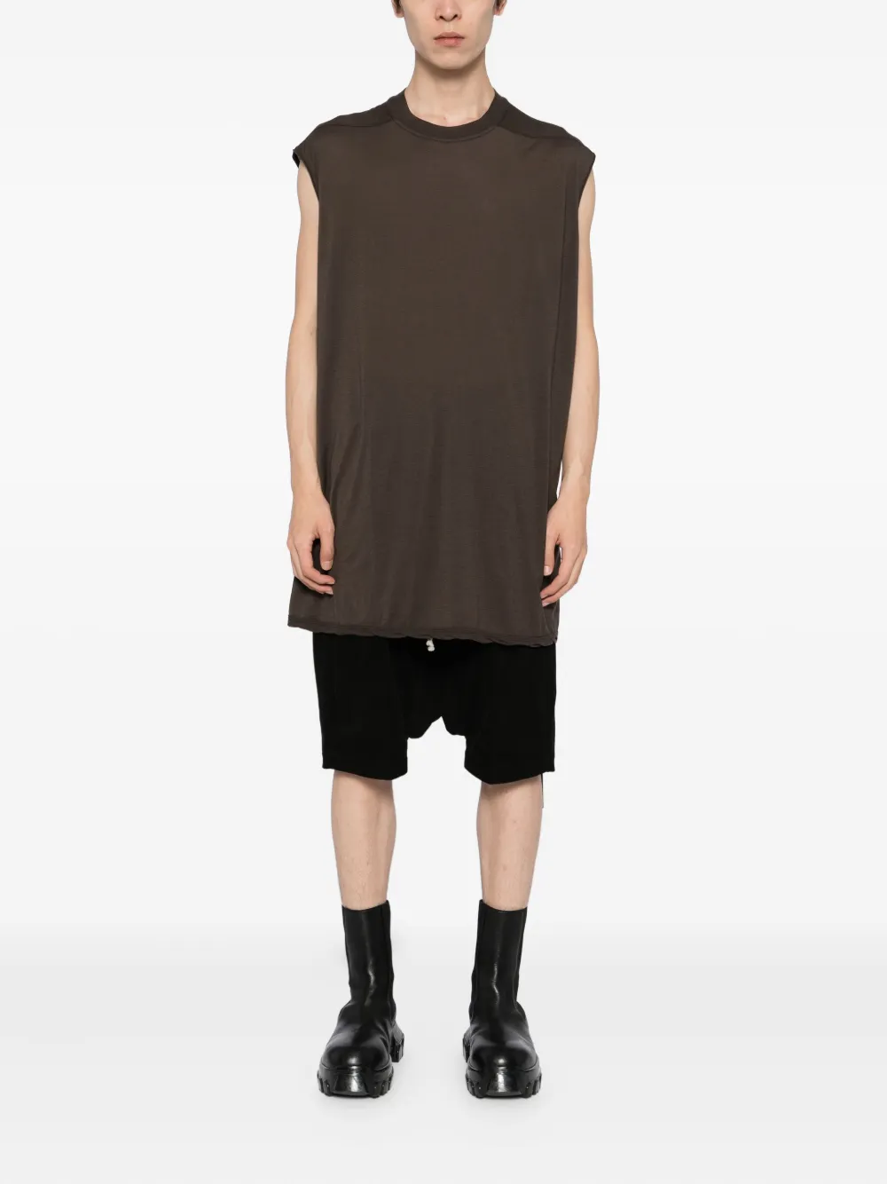 Rick Owens DRKSHDW Mouwloos T-shirt - Bruin