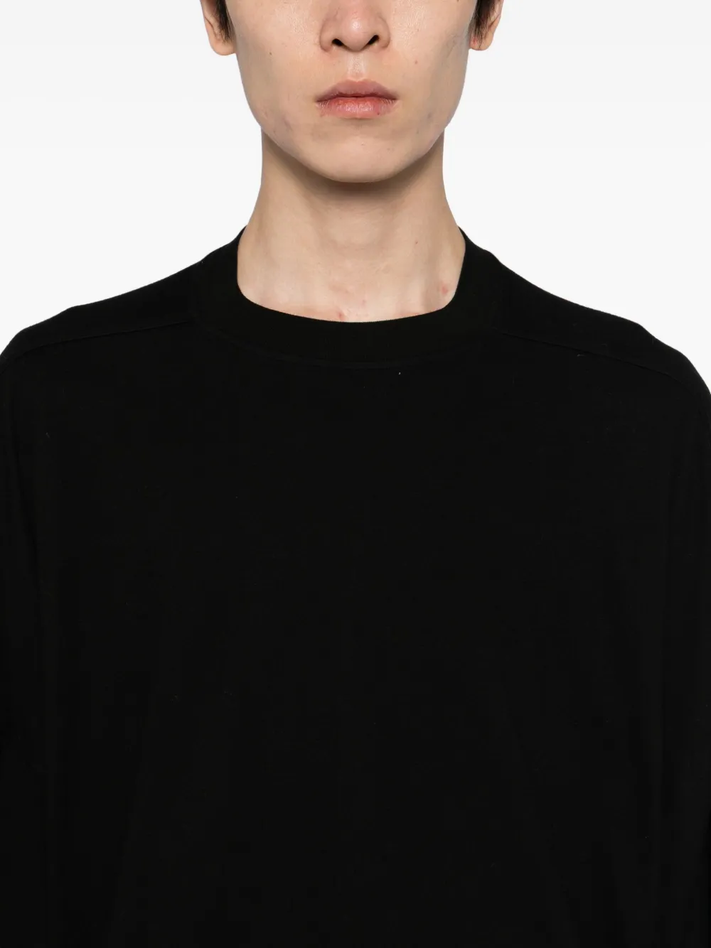 Rick Owens DRKSHDW T-shirt met ronde hals Zwart