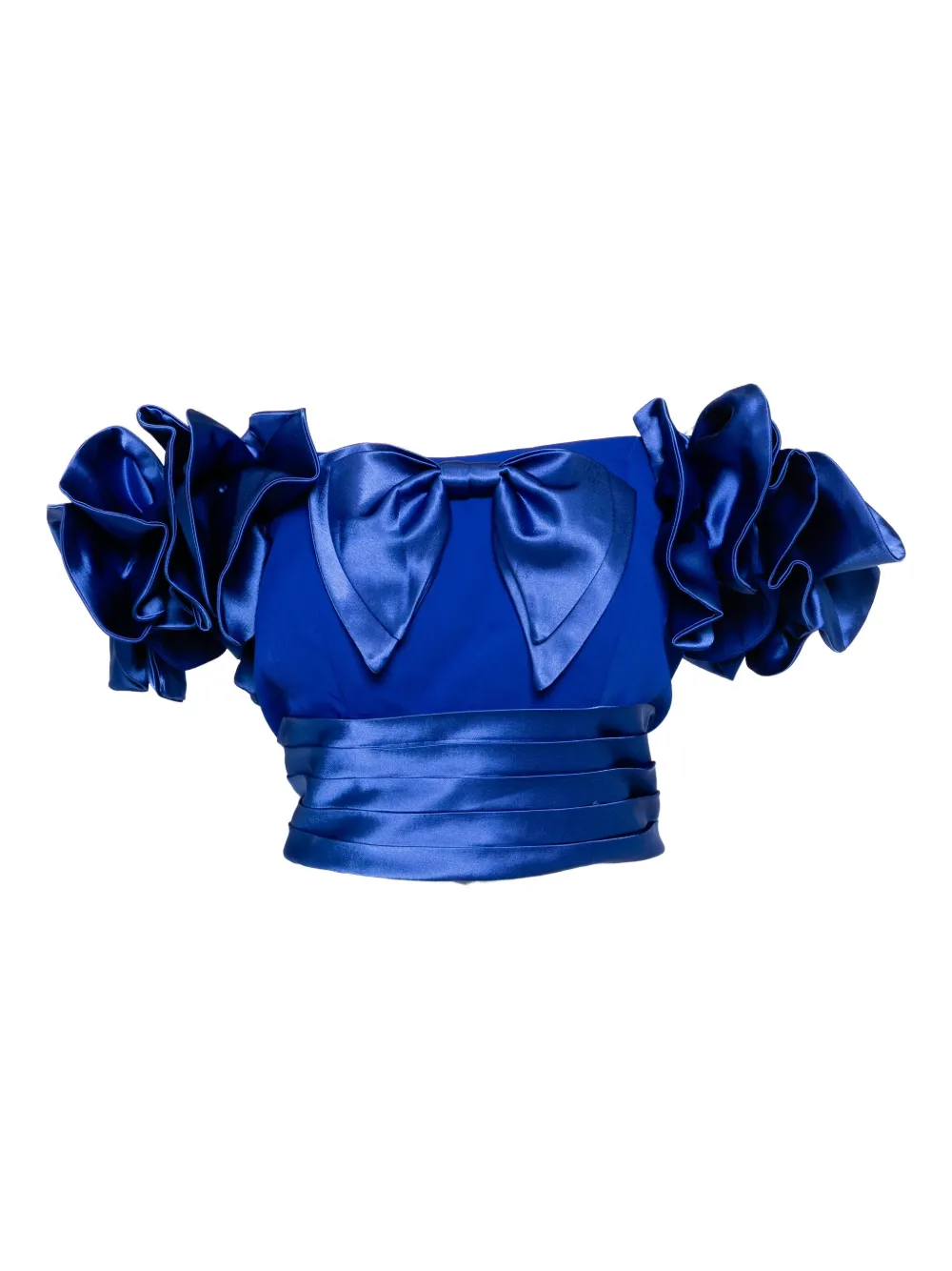 ruffled blouse