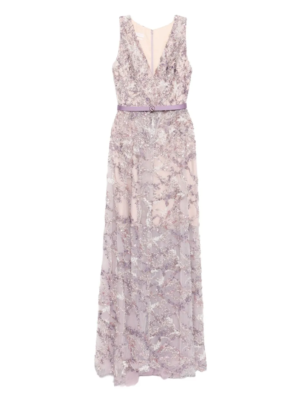embroidered maxi dress