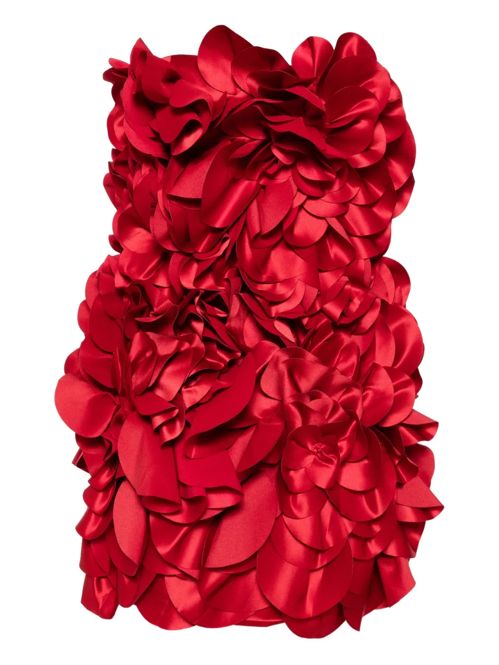 floral-embellishment mini dress