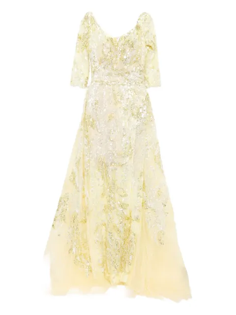 Saiid Kobeisy embroidered maxi dress