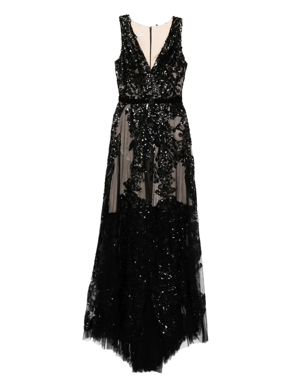embroidered maxi dress