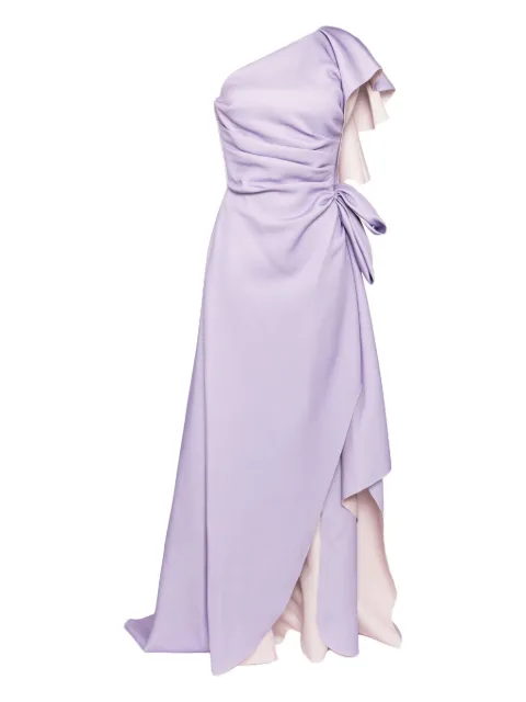 Saiid Kobeisy draped flared dress
