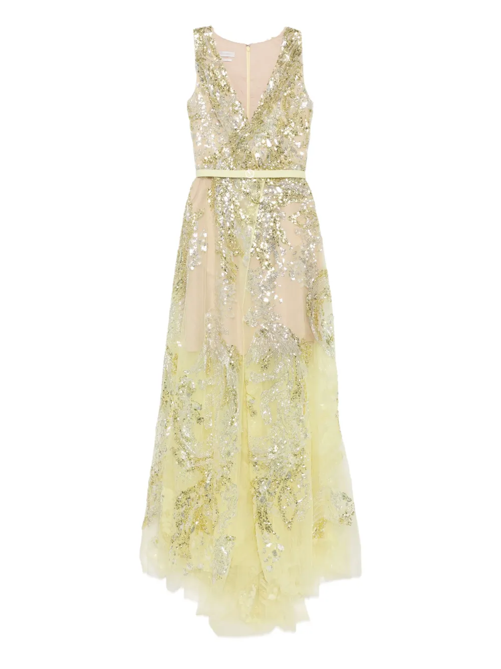 embroidered maxi dress