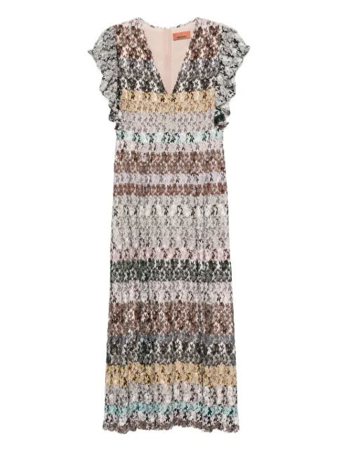 Missoni v-neck midi dress