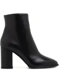 Le Silla 90mm block-heel leather boots - Black