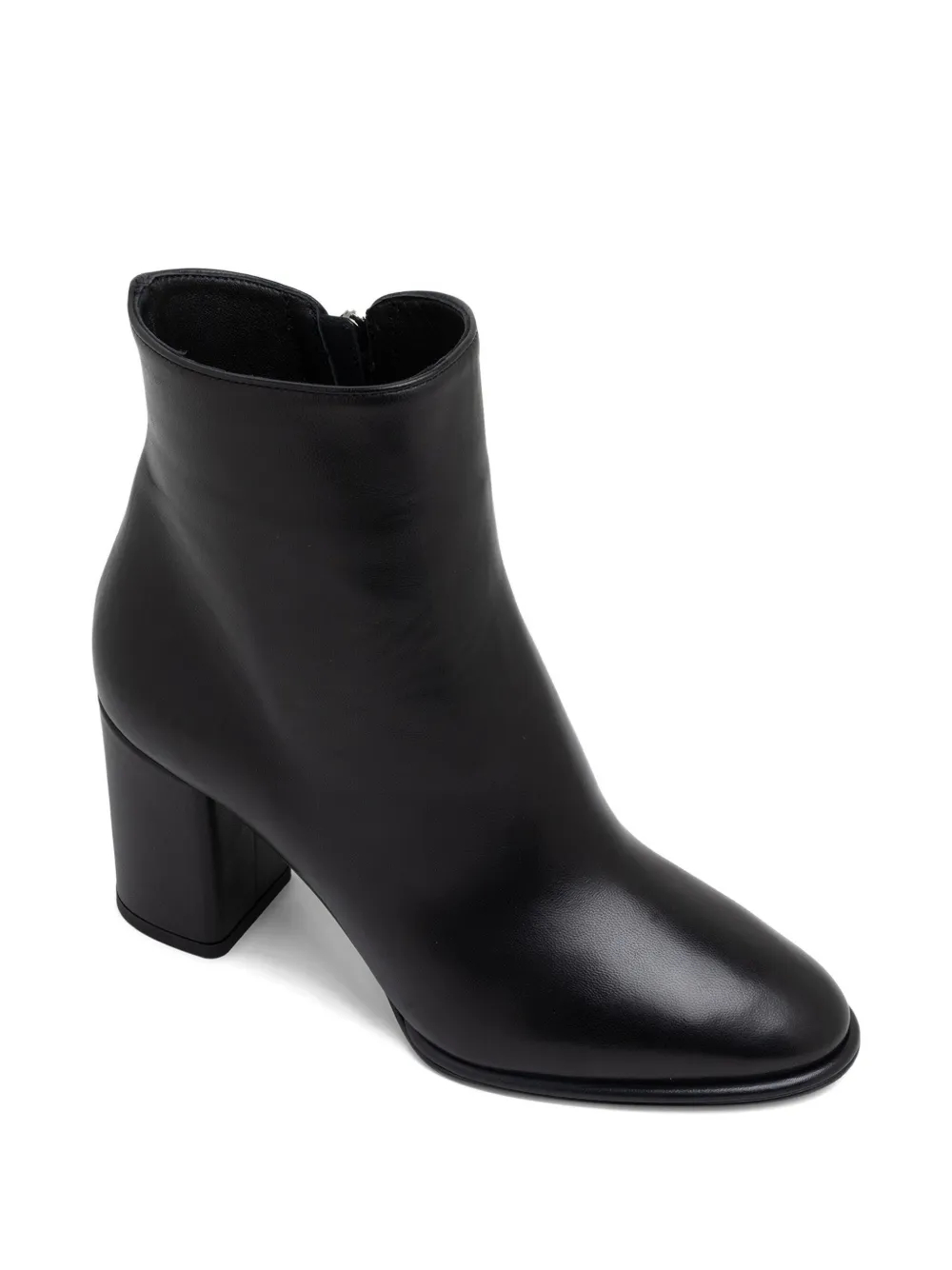 Le Silla 90mm block-heel leather boots Black