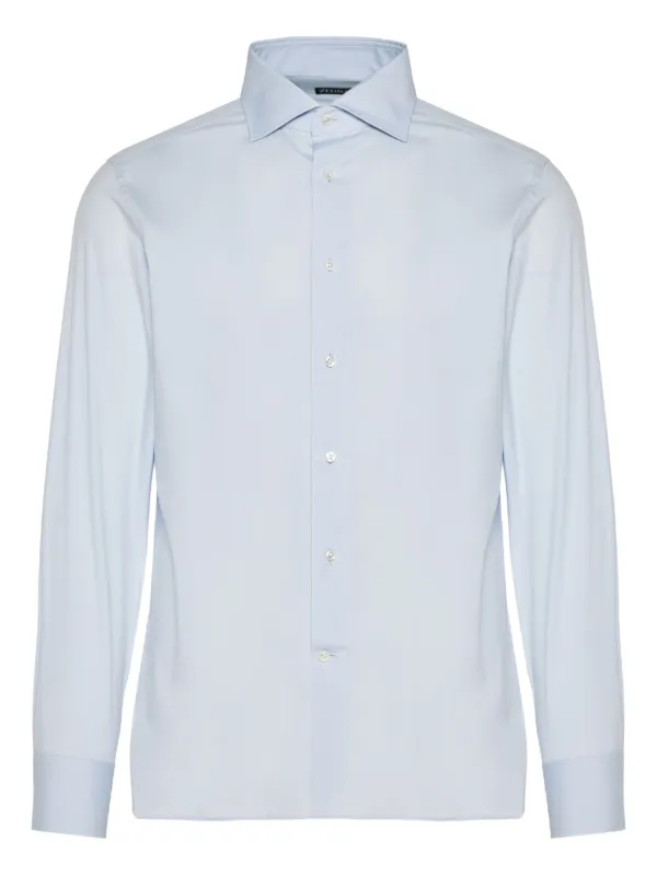 Zegna Buttoned Shirt in Blue