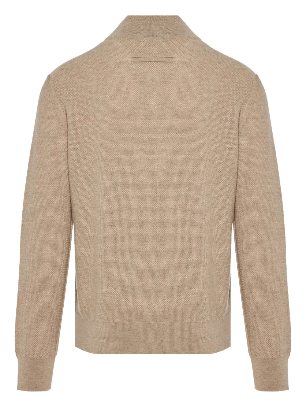 Zegna half-zip sweater - Beige